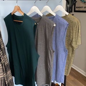 Lululemon 4x Tops | 1 Metal Vent shirt + 3 Always Agile Tank Tops | Size Large